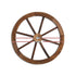 Gardeon Garden Decor Outdoor Ornament 2X Wooden Wagon Wheel | Outdoorium
