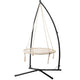 Gardeon Hammock Chair Nest Web Outdoor Swing with Steel Stand 100cm | Furniture > Outdoor
