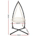 Gardeon Hammock Chair Nest Web Outdoor Swing with Steel Stand 100cm - Outdoorium