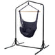Gardeon Outdoor Hammock Chair with Stand Swing Hanging Hammock with Pillow Grey | Home & Garden Hammocks