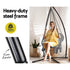 Gardeon Hammock Chair with Steel Stand Macrame Outdoor Swinging Grey - Outdoorium
