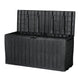 Gardeon Outdoor Storage Box 220L Lockable Organiser Garden Deck Toy Shed Tool Black | Outdoorium