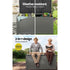 Gardeon Outdoor Storage Box 680L Container Lockable Garden Bench Tool Shed Black - Outdoorium