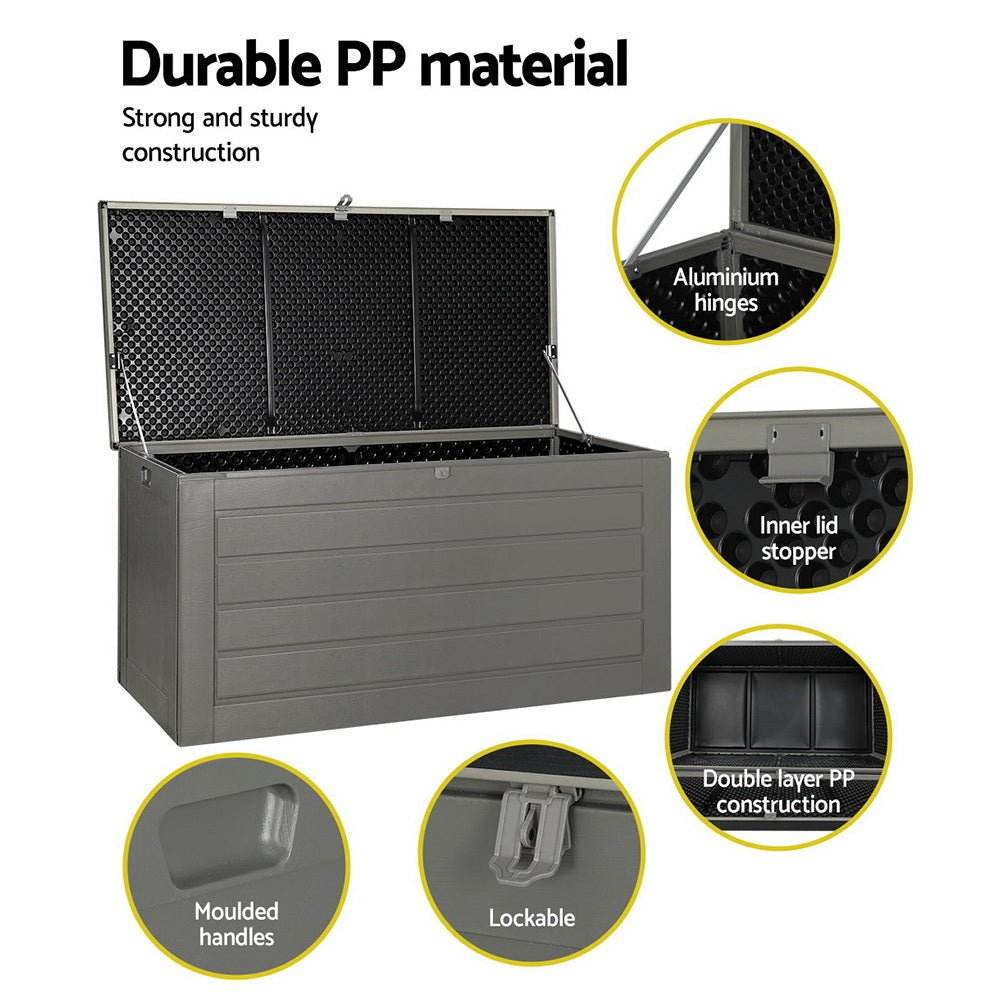 Gardeon Outdoor Storage Box 680L Outdoorium