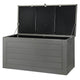 Gardeon Outdoor Storage Box 680L Container Lockable Garden Bench Tool Shed Black | Outdoorium