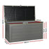 Gardeon Outdoor Storage Box 680L Container Lockable Garden Bench Tool Shed Black - Outdoorium