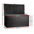 Gardeon Outdoor Storage Box 680L Container Lockable Garden Bench Shed Tool All Black - Outdoorium