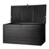 Gardeon Outdoor Storage Box 680L Container Lockable Garden Bench Shed Tool All Black - Outdoorium