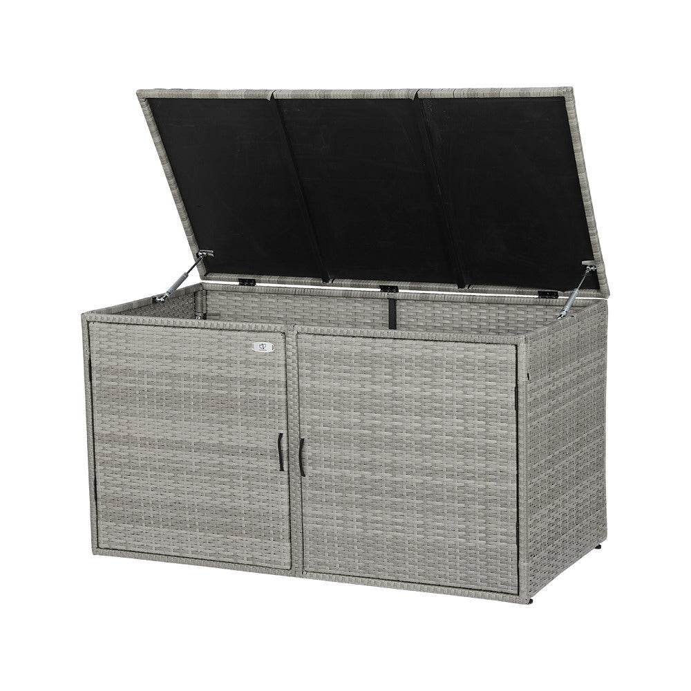 Gardeon Outdoor Storage Cabinet Box Deck Wicker Shelf Chest Garden Shed Tools - Outdoorium