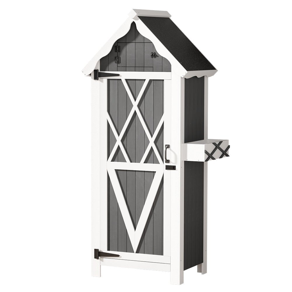 Gardeon Outdoor Storage Cabinet Shed Box Wooden Shelf Chest Garden Furniture - Outdoorium