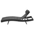 Gardeon 2PC Sun Lounge Wicker Lounger Outdoor Furniture Beach Chair Garden Adjustable Black - Outdoorium
