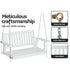Gardeon Porch Swing Chair With Chain Outdoor Furniture Wooden Bench 2 Seat White - Outdoorium