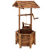 Gardeon Garden Decor Outdoor Ornament Wooden Wishing Well - Outdoorium