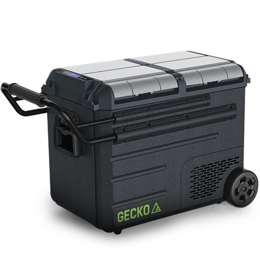 Gecko 55L Dual Zone Portable Fridge Freezer with Lithium Battery. Perfect for Camping Trips &amp; Outdoor Adventures - Outdoorium