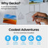 GECKO 92L Dual Zone Portable Fridge / Freezer, SECOP German Brand Compressor, for Camping, Car, Caravan - Outdoorium