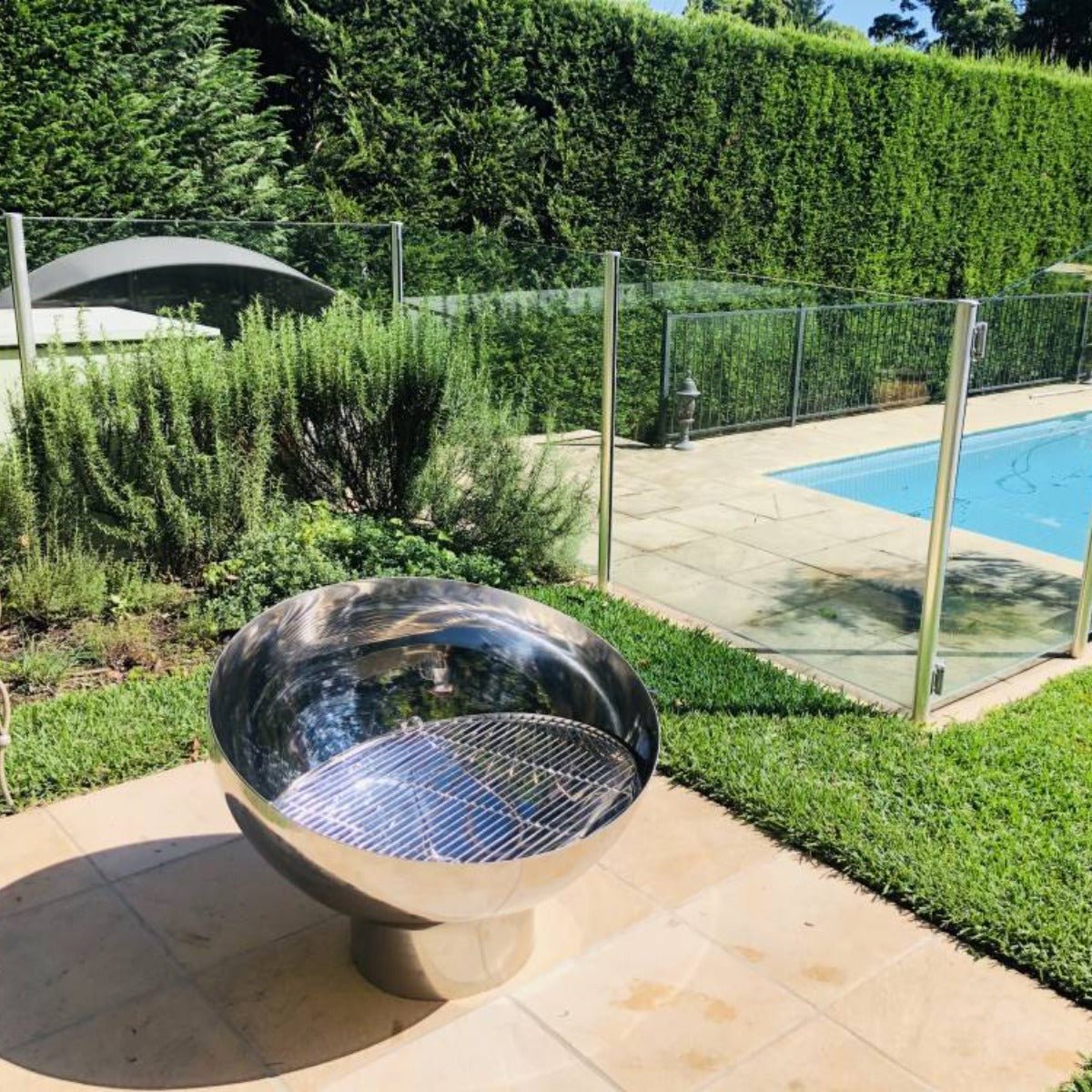 Goblet Stainless Steel Fire Pit - Outdoorium