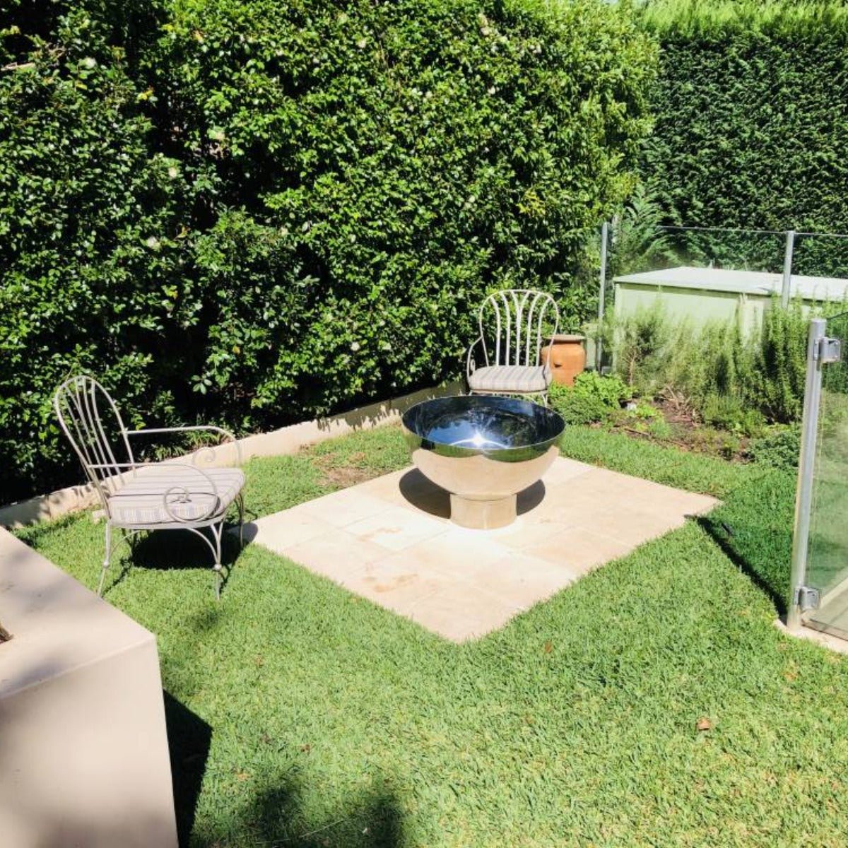 Goblet Stainless Steel Fire Pit - Outdoorium