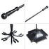 Grillz Fireplace Tool Set Fire Place Tools Poker Brush Shovel Stand Tongs - Outdoorium