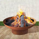 Grillz Fire Pit Bowl Cast Iron Rustic 80cm | Outdoorium