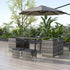 Horrocks 8 Seater Outdoor Dining Set-Grey - Outdoorium