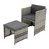 Horrocks 8 Seater Outdoor Dining Set-Grey - Outdoorium