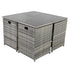 Horrocks 8 Seater Outdoor Dining Set-Grey - Outdoorium