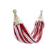 IDC Homewares Red Striped Single Size Cotton Hammock 150 x 205 cm | Home & Garden > Hammocks