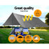 Instahut Tarp Tarpaulin 3.6x7.3m Canvas Camping Heavy Duty Sun Cover - Outdoorium
