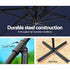 Instahut 3M Cantilevered Outdoor Umbrella - Navy - Outdoorium