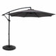 Instahut 3m Outdoor Umbrella w/Base Cantilever Beach Garden Patio Charcoal | Outdoorium