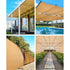 Instahut 70% Shade Cloth 1.83x50m Shadecloth Sail Heavy Duty Beige | Outdoorium