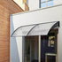 Instahut Window Awning Door Canopy 1mx2m Transparent Hollow Sheet Plastic Frame - Outdoorium