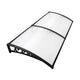 Instahut Window Awning Door Canopy 1mx2m Transparent Hollow Sheet Plastic Frame | Outdoorium