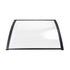 Instahut Window Door Awning 1mx3m Transparent Hollow Sheet Plastic Frame - Outdoorium