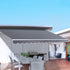 Instahut Retractable Folding Arm Awning Motorised Sunshade 3Mx2.5M Grey | Outdoorium