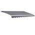 Instahut Retractable Folding Arm Awning Manual Sunshade 4Mx2.5M Pearl Grey | Outdoorium
