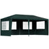Instahut Gazebo 3x6m Marquee Wedding Party Tent Outdoor Camping Side Wall Canopy 4 Panel Green | Outdoorium