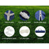 Instahut Gazebo 3x6m Marquee Wedding Party Tent Outdoor Camping Side Wall Canopy 6 Panel Blue - Outdoorium