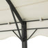 Instahut Gazebo Marquee 4x3m Outdoor Event Wedding Tent Camping Party Shade Iron Art Canopy Beige | Outdoorium