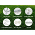Instahut Gazebo 3x6m Marquee Wedding Party Tent Outdoor Camping Side Wall Canopy 6 Panel White | Outdoorium