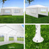 Instahut Gazebo 3x6m Marquee Wedding Party Tent Outdoor Camping Side Wall Canopy 6 Panel White | Outdoorium