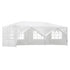 Instahut Gazebo 3x6m Marquee Wedding Party Tent Outdoor Camping Side Wall Canopy 6 Panel White | Outdoorium