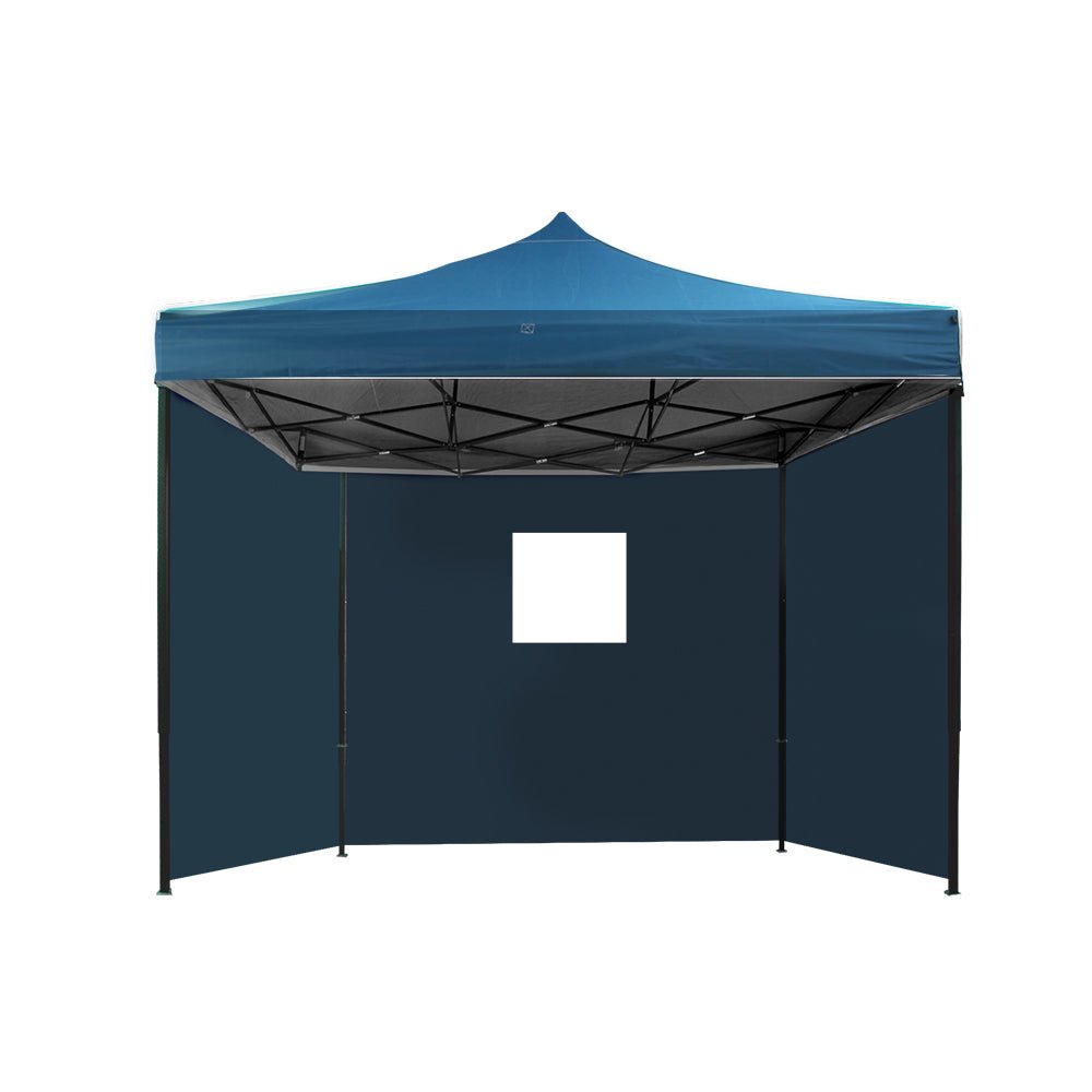 Instahut Gazebo Pop Up Marquee 3x3 Outdoor Camping Gazebos Tent Wedding Folding - Outdoorium
