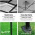 Instahut Gazebo Pop Up 3x3m w/Base Podx4 Marquee Folding Outdoor Wedding Camping Tent Shade Canopy White - Outdoorium