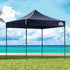 Instahut Gazebo Pop Up Marquee 3x3m Folding Tent Wedding Outdoor Camping Canopy Gazebos Shade Navy - Outdoorium