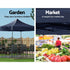Instahut Gazebo Pop Up Marquee 3x3m Folding Tent Wedding Outdoor Camping Canopy Gazebos Shade Navy - Outdoorium