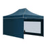 Instahut Gazebo 3x4.5 Pop Up Marquee Folding Wedding Tent Gazebos Camping Outdoor Shade Canopy Navy | Outdoorium