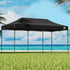 Instahut Gazebo Pop Up Marquee 3x6 Folding Tent Wedding 500D Oxford Camping Navy - Outdoorium