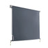 Instahut 2.4X2.5M Outdoor Blinds Awning Roll Down Canopy Retractable Outdoor Blinds Window Shade Grey - Outdoorium