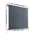 Instahut 2.4X2.5M Outdoor Blinds Awning Roll Down Canopy Retractable Outdoor Blinds Window Shade Grey - Outdoorium